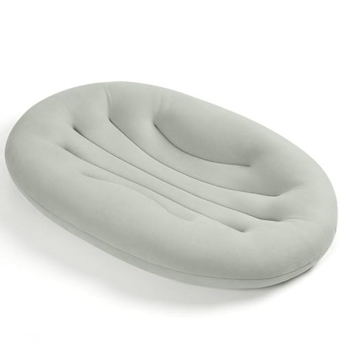 Happle sunny Baby Lounger for Newborn: Portable & Lightweight Pillow for Tummy Time Playtime & Diaper Changes - Skin-Friendly & Breathable for 0-12 Month Supervised Use