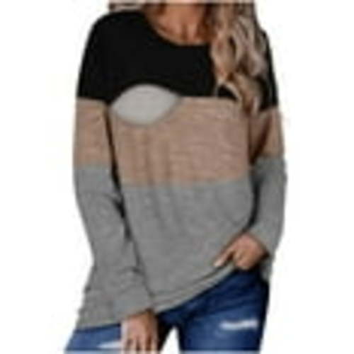 Jamicy Maternity Long Sleeve Shirts Maternity Nursing Tops Long Sleeve Crewneck Breastfeeding T Shirt Casual Lightweight Soft Pregnancy Blouse Tee