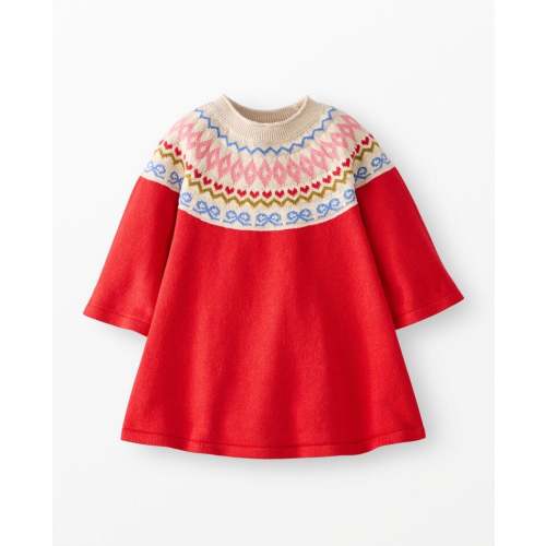 Baby Holiday Sweater Dress | Hanna Andersson