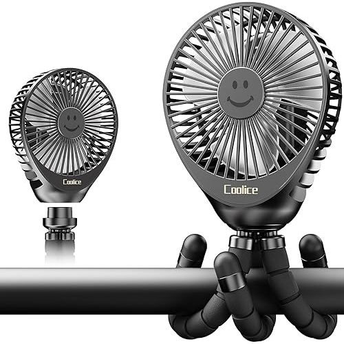 Clip-on Fan for Stroller - Black