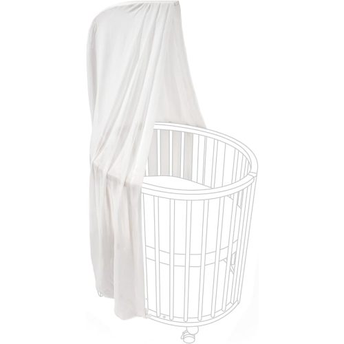 Stokke Sleepi Canopy, White - Create a Cozy, Calm Environment for Baby - Easy to Assemble - Lightweight Fabric - Compatible with Sleepi Mini & Crib/Bed