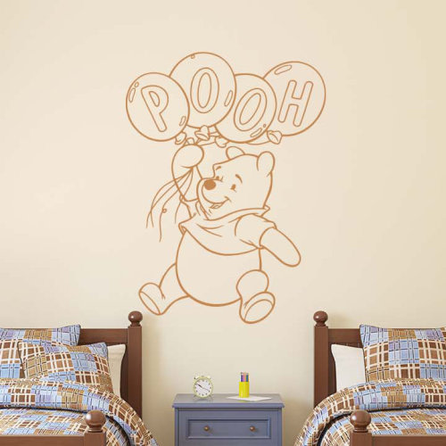 Decal House Winnie the Pooh Balloon Wall Decals | Wayfair