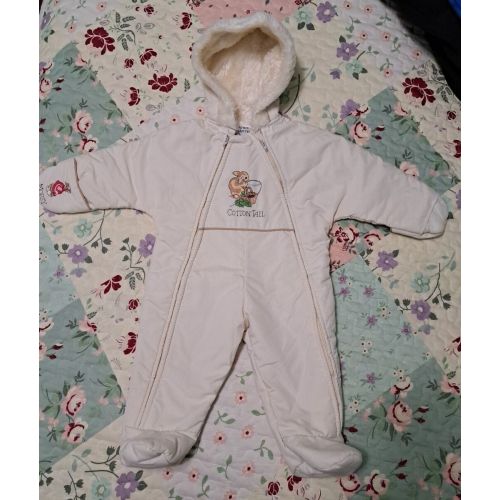 Vtg Quiltex Beatrix Potter Peter Rabbit Cotton Tail Snow Suit Winter Baby Infant