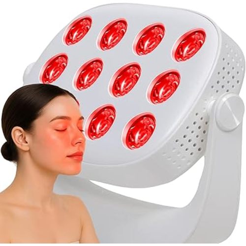 Portable Red Light Therapy Device – Rechargeable LED Light Panel with 660nm & 850nm Infrared – Handheld Compact Design for Home & Travel
