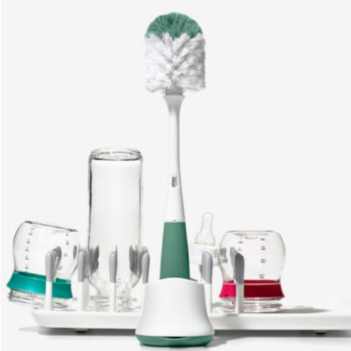 OXO Tot Bottle Brush with Nipple Cleaner and Stand - Sage