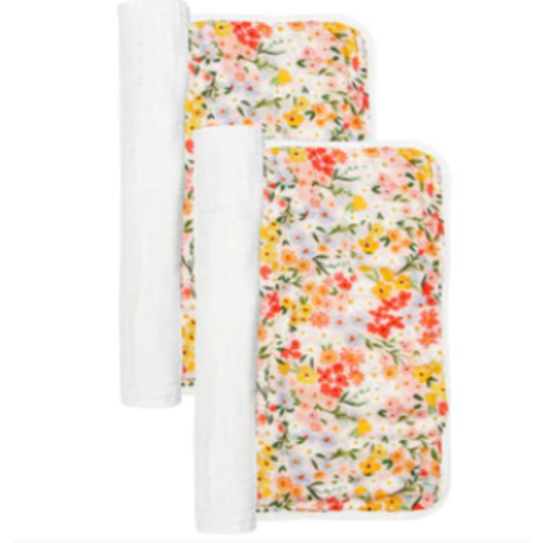 Cloud Muslin™ Burp Cloth 2 Pack - Pippa/White