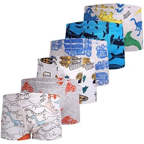 Little Boys Soft Cotton Briefs Toddler Kids Underwear Various cute patterns 6-8-9Pack,size:2-3T 3-4T 4-5T 5-6years 7-8years