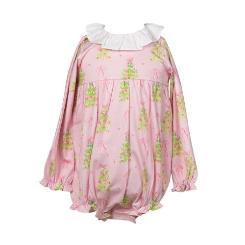 Proper Peony Girls Pink Christmas Tinsel Bubble – Best Dressed Child