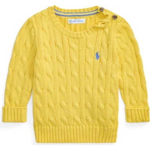 Cable Cotton Crewneck Sweater, 3M