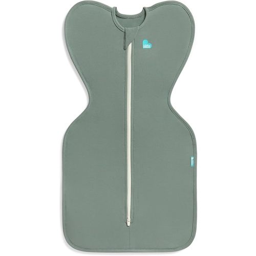 Love to Dream Swaddle UP, Baby Sleep Sack, Self-Soothing Swaddles for Newborns, Improves Sleep, Snug Fit Helps Calm Startle Reflex, New Born Essentials for Baby, 1.0 TOG, 5-8.5 lbs, Deep Olive