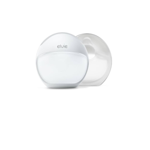 Elvie Curve - Manual Wearable Breast Pump - Hands-Free, Kick-Proof, Portable Silicone Pump That Can Be Worn in-Bra for Gentle, Natural Milk Expression - Breast Feeding Essentials
