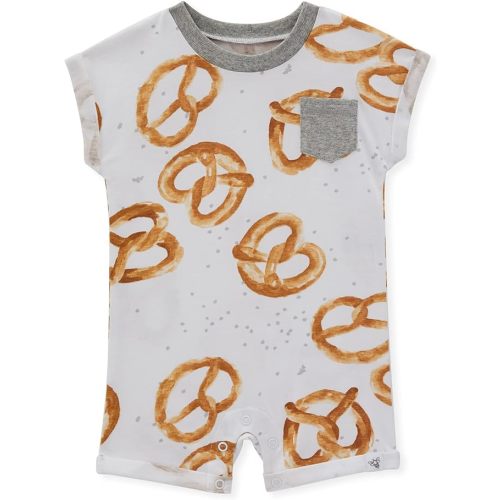 Burt's Bees Baby Baby Boys' Short Sleeve Romper Jumpsuit - Pockets