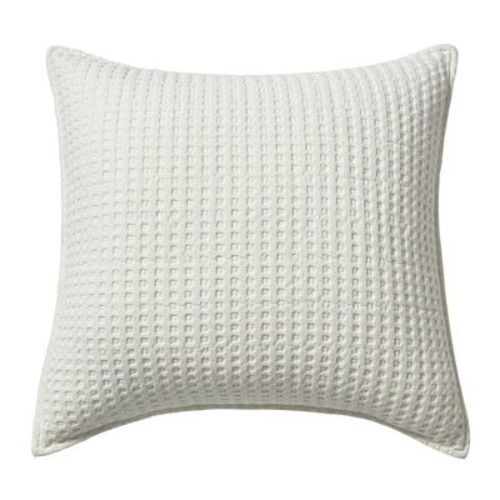 Mills Waffle Cream Square Decorative Pillow - Levtex Home