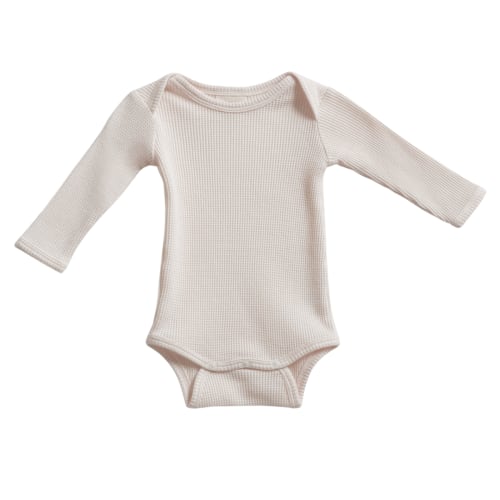 Organic waffle onesie