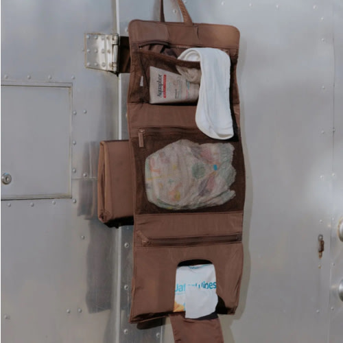 Diaper Changing Pad Organizer - HAZELNUT