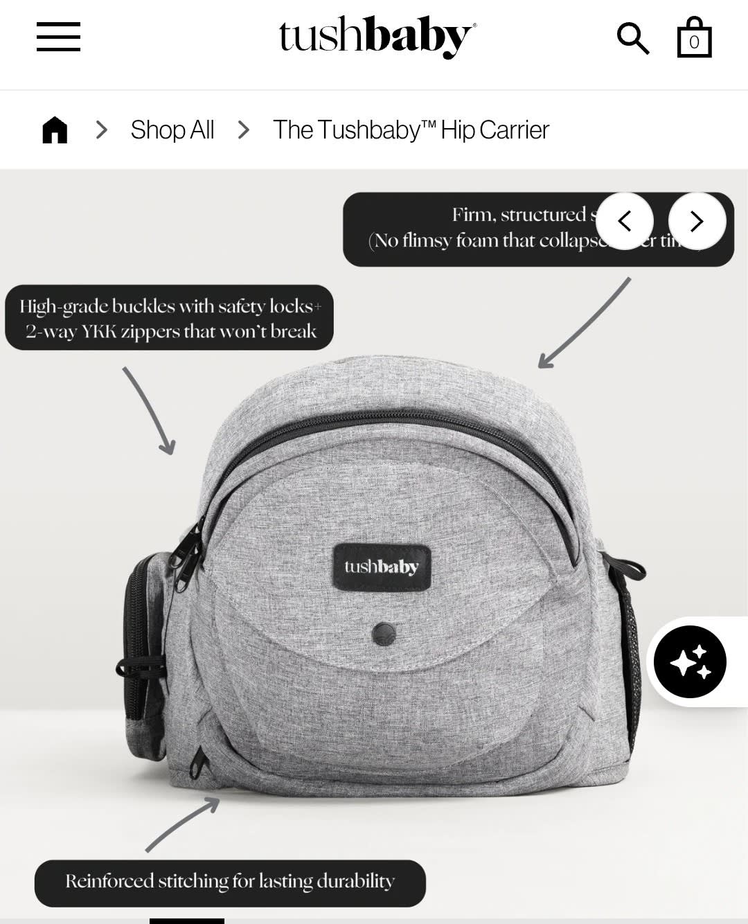 The Tushbaby Hip Carrier