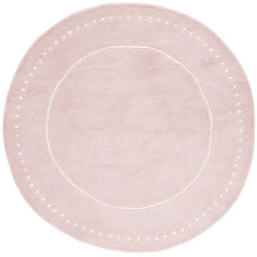 Bella Bel151 Hand Tufted Area Rug - Light Pink/ivory - 3' Round - Safavieh.