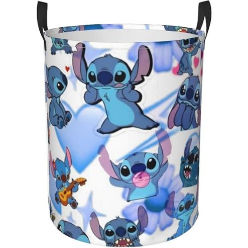 QHMY Laundry Hamper Laundry Baskets Laundry Bags Waterproof Foldable with Handles Large Round Storage Bags 38/62L Family/Kids/Bathroom/Bedroom/Dorm