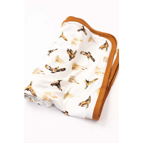 Ducks Bamboo Swaddle Blanket