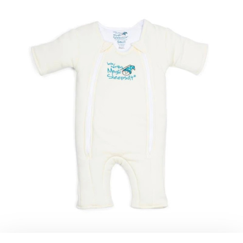 Cream Baby Merlin’s Magic Sleepsuit | Soft 100% Cotton Infant Sleepsuit