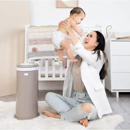 Ubbi Nappy Bin Taupe