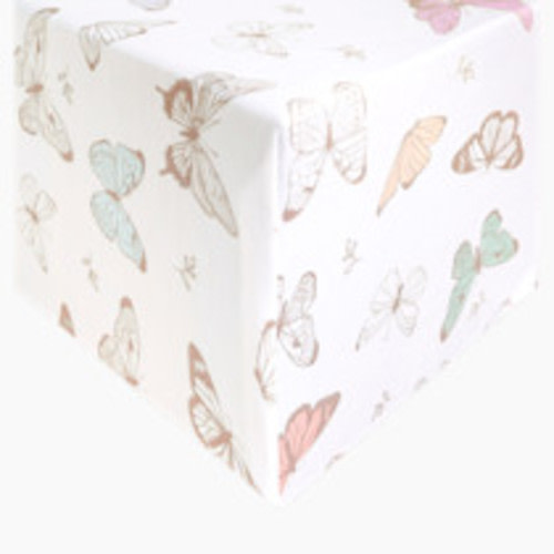 Copper Pearl Printed Premium Crib Sheet - Luna