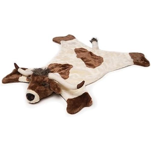 Carstens, Inc. Plush Longhorn Animal Rug, Small