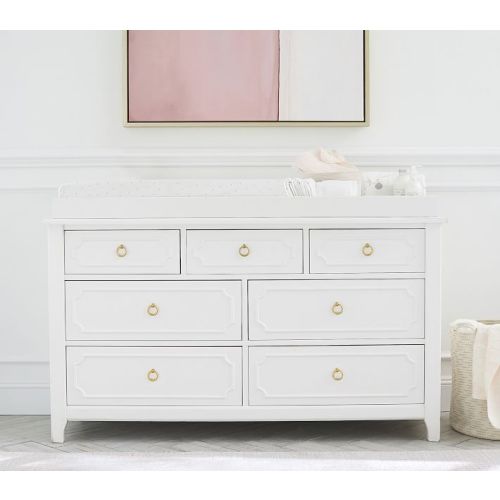 Ava Regency 7-Drawer Dresser & Topper Set (56w x 19d")
