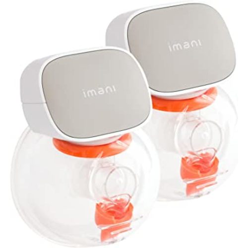 Legendairy Milk Imani i2 Wearable Electric Breast Pump Hands Free - Cordless, Wireless Complete Duo Kit - 25mm Flange, 21mm Insert and 7oz Capacity - Long Battery Life, Auto Shut-Off - FSA/HSA