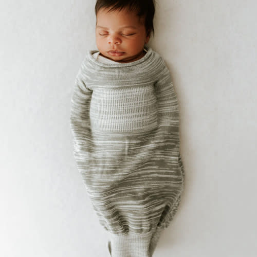 Grey Swaddle Sleep Sack - Small ( 6-12 pounds)
