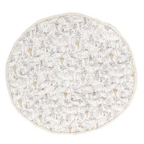 Crane Baby Quilted Activity Playmat, Color: Ezra