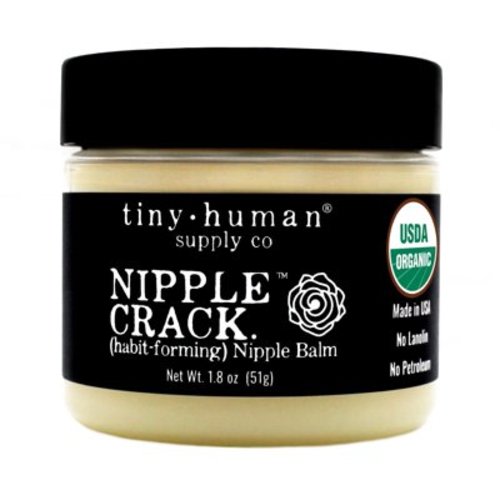Organic Nipple Cream, Nipple Crack, Lanolin-Free Breastfeeding Nipple Balm, Tiny Human Supply Co