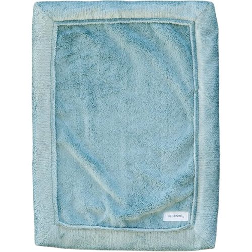 SARANONI Blankets for Babies Super Soft Boutique Quality Lush Luxury Baby Blanket (Mini 15" x 20", Eucalyptus)