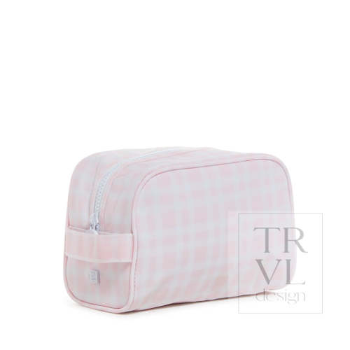 Dopp Bag - Stow It - Pimlico Plaid Pink