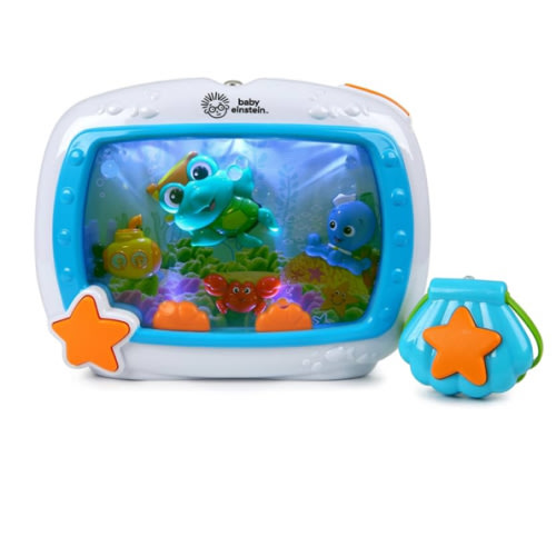 Baby Einstein Sea Dreams Soother Musical Crib Toy and Sound Machine, Newborn and up