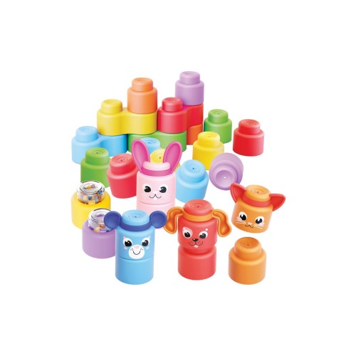 Happy Sound & Animal Soft Blocks - Set of 30