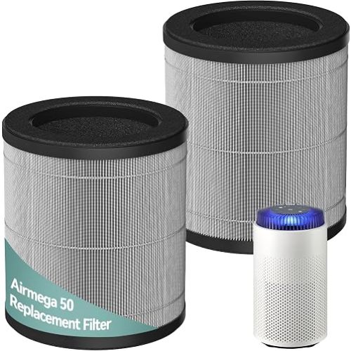 Airmega 50 Filter Replacement Compatible with Coway Airmega 50 Air Purifier