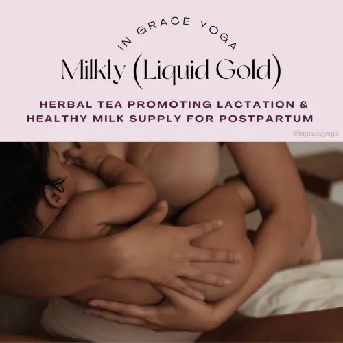 Milky (Liquid Gold) - Herbal Lactation Tea for Breast Milk Supply — In Grace Yoga Therapy LLC.