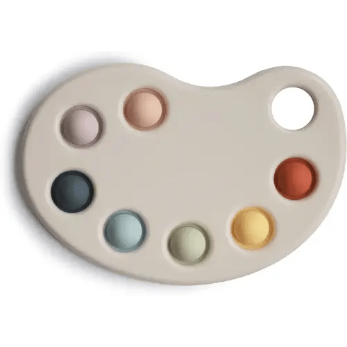 mushie Paint Palette Press Toy