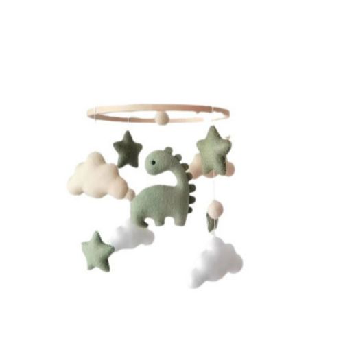 Simple, dinosaur children's bed bell, baby sleep wind chime, infant and toddler, soothing, bed bell, bedside pendant