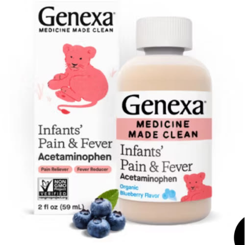 Infants' Pain & Fever Pain Reliever – Fever Reducer
| Genexa