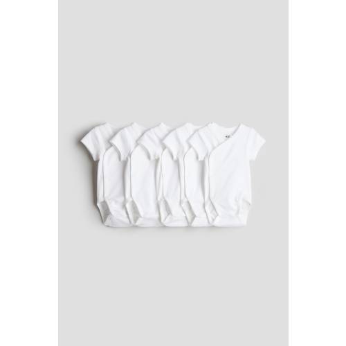 5-pack Organic Cotton Bodysuits (NB 1-2M)