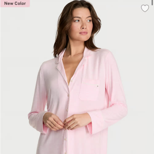SoSoft™ Modal Button-Front Sleepshirt