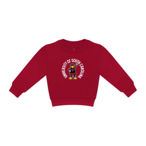 SOUTH CAROLINA GAMECOCKS GARNET COCKY INFANT CREW