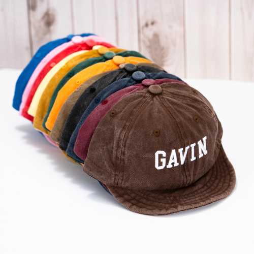 Personalized Baby Summer Baseball Hat, Embroidered Kid Summer Sun Hat, Personalized Beach Hat, Baby Shower Gift, Toddler Hat, Gift for Kids