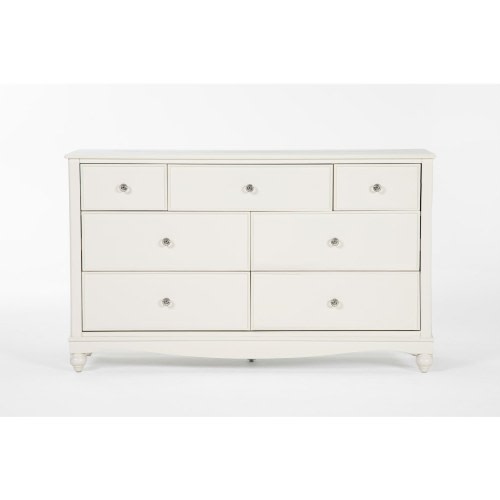 Madison White II 7-Drawer Dresser | Living Spaces