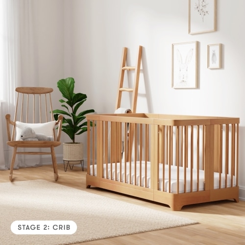 Newton Nest Convertible Crib - Natural