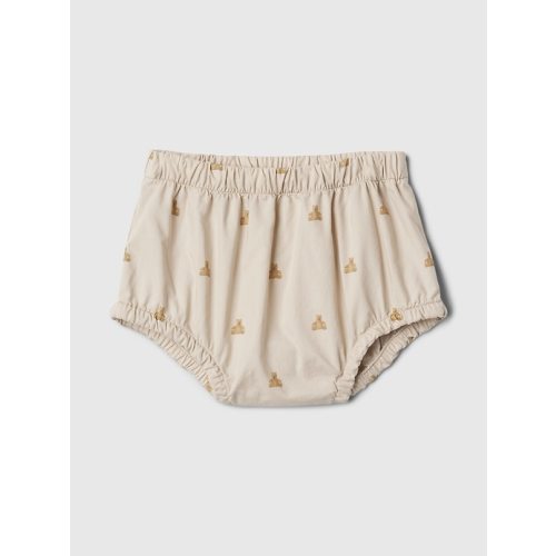 Baby Print Diaper Cover in bedrock beige