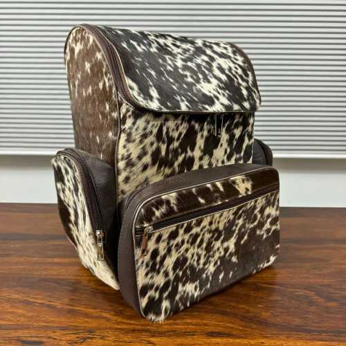 Cowhide Diaper Backpack Bag Cowhide Backpack Bag Cowhide Shoulder Bag Western Bag Hair on Hide Bag Leather Western Bag School Bag Gift