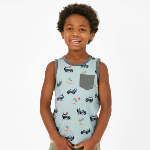 Jungle Adventure Pocket Tank | Little Sleepies